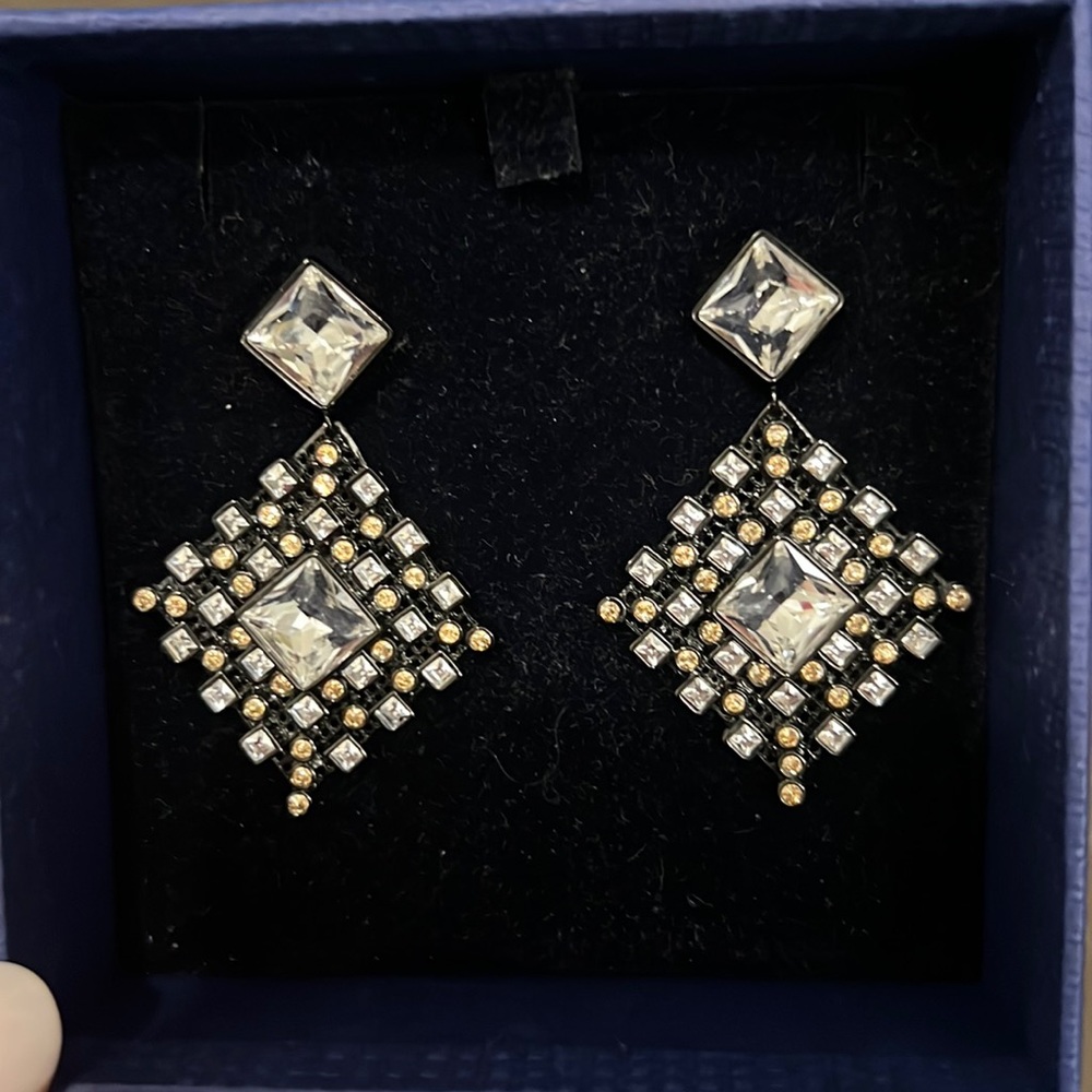 Swarovski dangle earrings